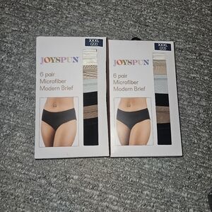 Joyspun Microfiber Modern Briefs - 6 Pack